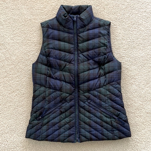 Talbots tartan puffer vest - Picture 1 of 6